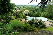 Vue générale du jardin